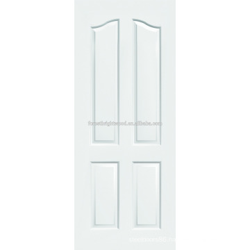 4 Panel Solid Core White Painted Moulded Door Slab